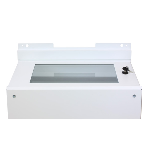 [I-CASE_TRAY-EE2008WH] Staffe a Parete per Fissaggio Armadio Serie EE Bianco