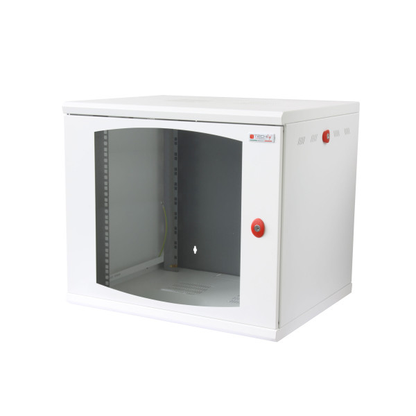 Armadio Rack 19'' a muro 13 unit&agrave; sezione unica prof. 600mm Bianco
