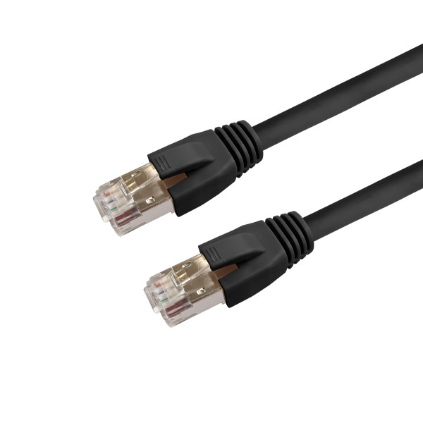 Cavo di rete Patch in rame Cat.8.1 SFTP LSZH 2m Nero