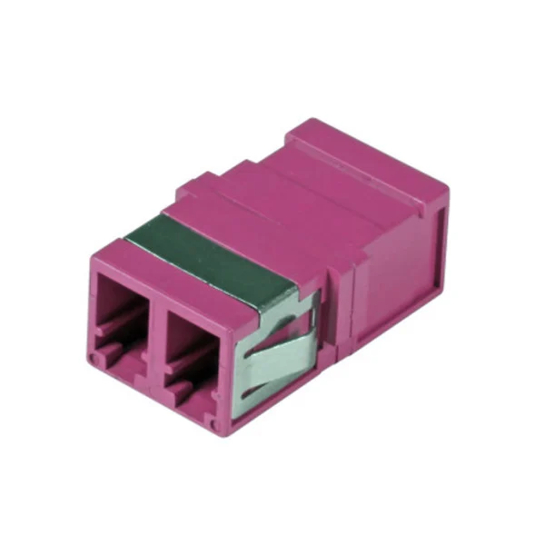[ILWL-ADAP-KEYLC4] Adattatore a Bussola Keystone LC Duplex Multimodale OM4 Fucsia