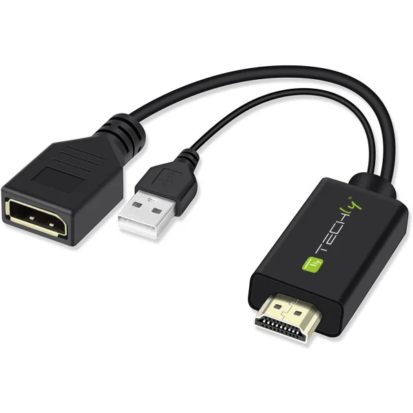 Adattatore Convertitore da HDMI™ a Displayport con USB 4K 30Hz