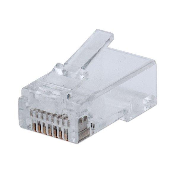Confezione 50 Plug modulari RJ45 passanti Cat5e FastCrimp