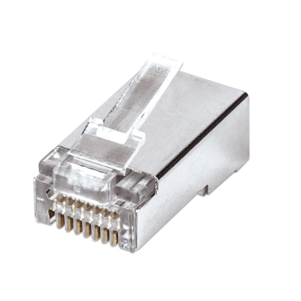Confezione 50 plug modulari RJ45 passanti Cat6 FastCrimp