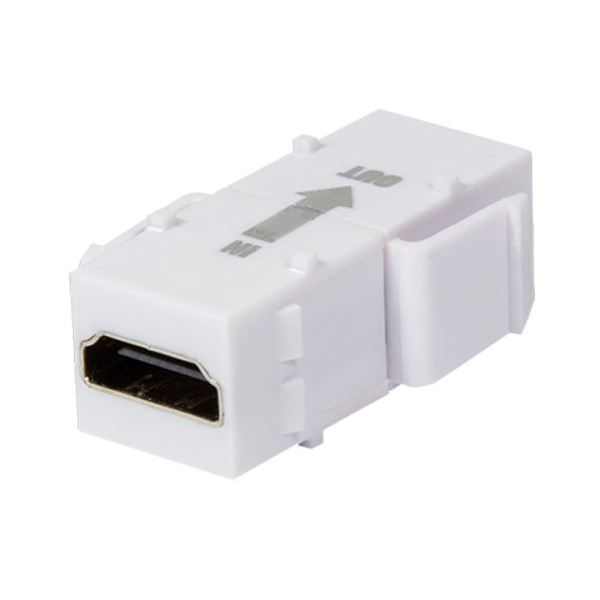 [IWP-ADAP-HDRIPW] Accoppiatore Keystone HDMI con Ripetitore Bianco