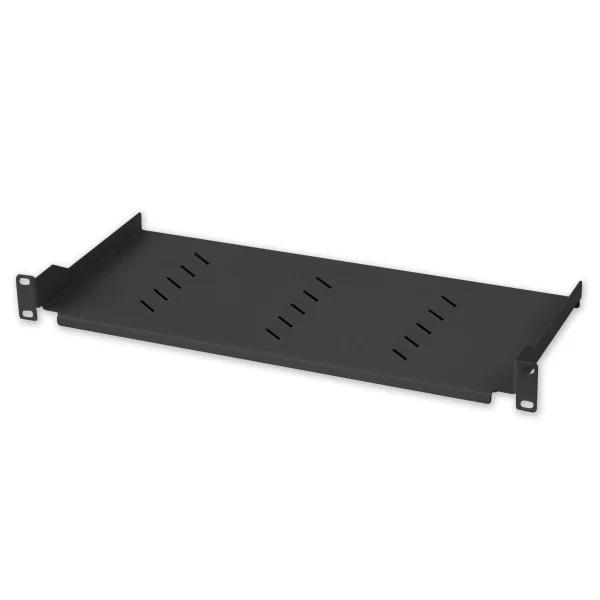 Mensola per Rack 19'' 150 mm 1U Nero 2 punti