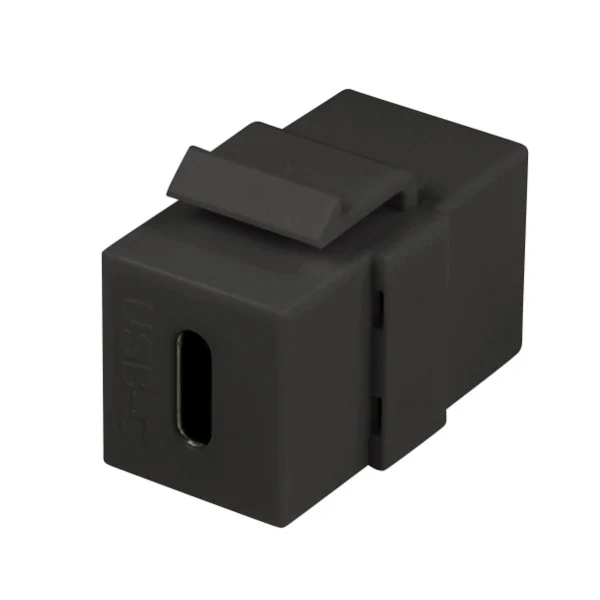 [IWP-ADAP-USBCB] Connettore Keystone USB-C™ F/F 17,2 mm Nero