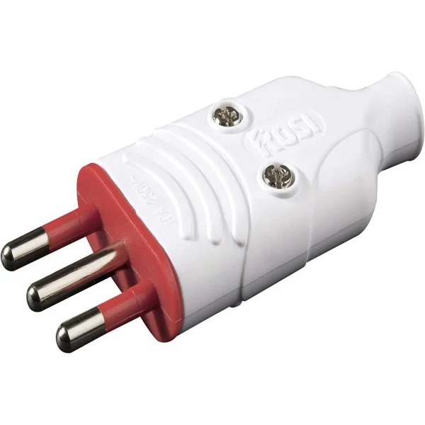 [IPW-RUB-SP16W] Spina Mobile in Gomma 16A 2P+T 250V Bianco