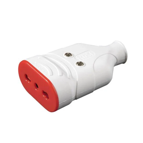 [IPW-RUB-PR16W] Presa Mobile in Gomma 10/16A 250V Bianco