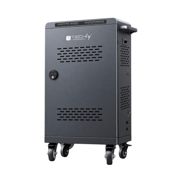[I-CABINET-32USB-C] Carrello Stazione di Ricarica USB-C™ 576W per 32 Smartphone e Tablet fino a 12''