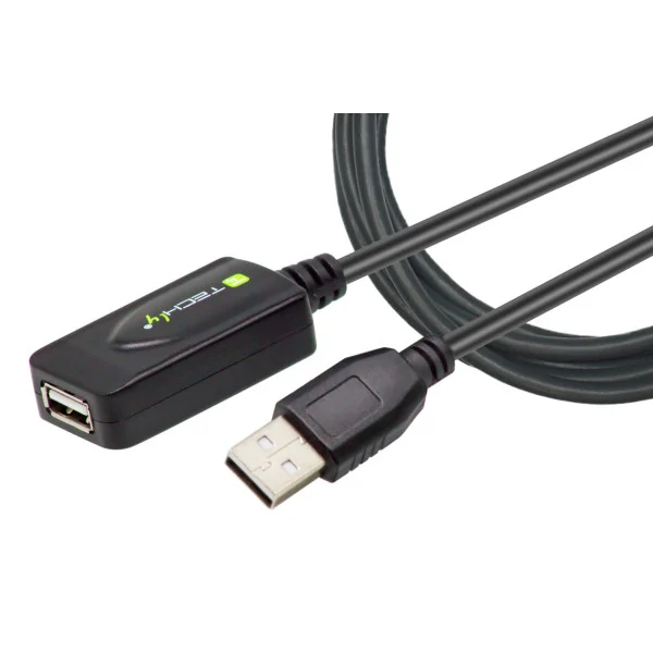 [IUSB-REP220TY3] Cavo Prolunga Attivo Extender USB Hi Speed Estensore di Segnale 20m Nero