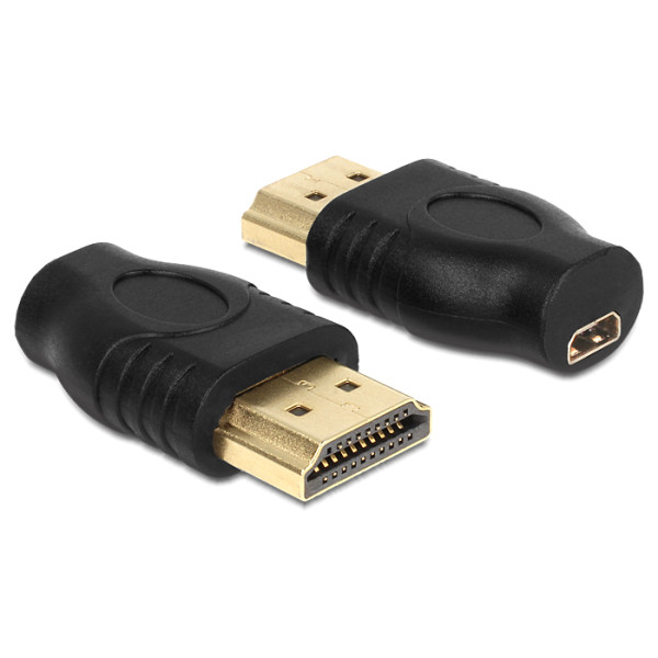 [IADAP_HDMIMD-HDMI] Adattatore HDMI Micro-D Femmina a HDMI-A Maschio Nero