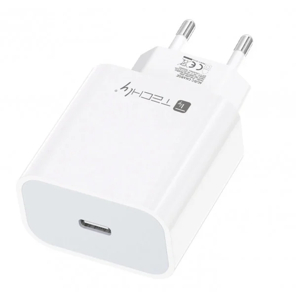 [IPW-USB-20W] Caricatore Alimentatore USB-C™ da Muro 20W PD per Smartphone o Tablet