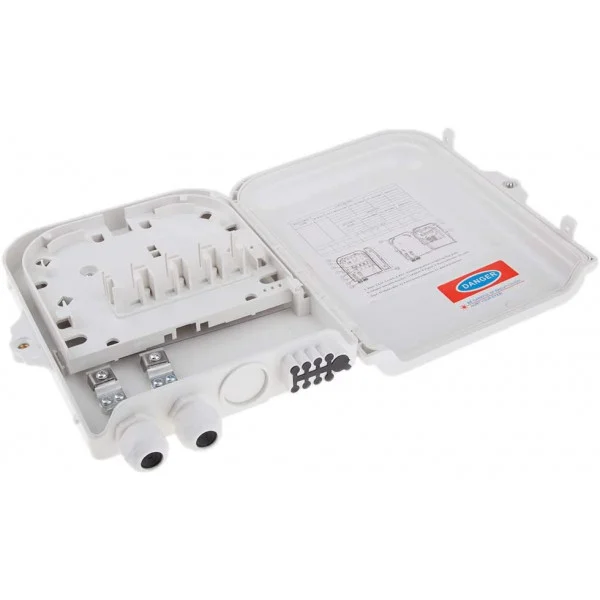 [I-CASE_FTTH-O8T] Scatola di Distribuzione Fibra Ottica FTTH IP65 8 Porte SC LC