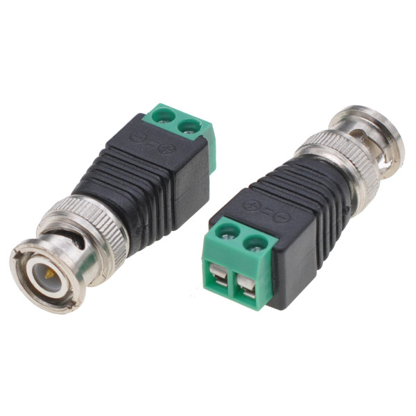 [IADAP_TB2T-BNCMM] Adattatore Connettore Terminal Block 2-pin a BNC Maschio