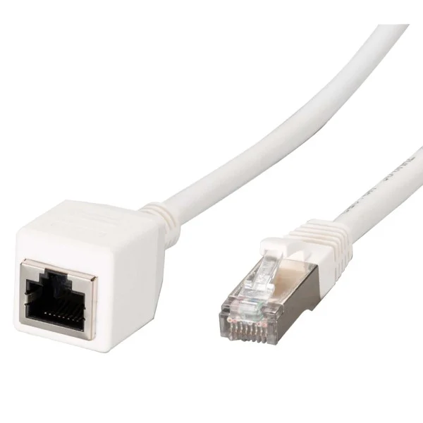 Cavo Patch RJ45 di Prolunga CAT 6A S/FTP AWG26 1m Bianco