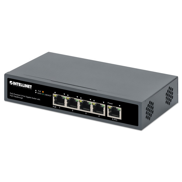 [I-SWHUB_5GPLUS] Switch Gigabit a 5 Porte con Alimentazione PoE Passante