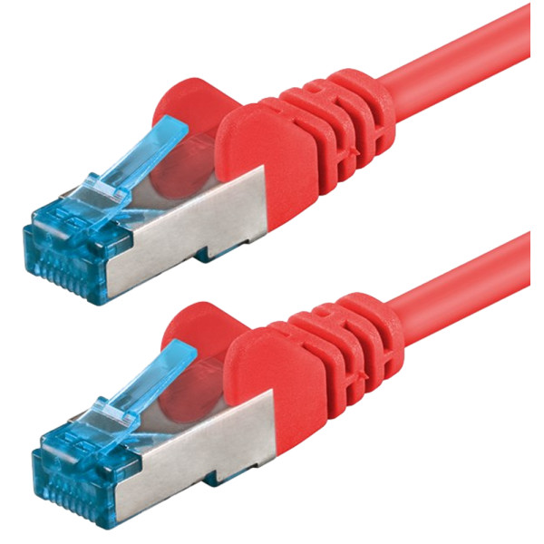 Cavo di Rete Patch in Rame Cat. 6A S/FTP LSZH 2 m Rosso