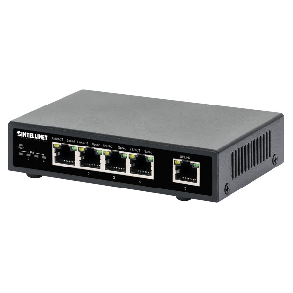 [I-SWHUB_POE-839] Ethernet Switch Gigabit PoE+ 5 porte