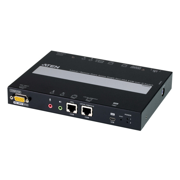[IDATA_CN-9000] Switch KVM over IP VGA Singola Porta accesso condiviso Locale/Remoto, CN9000-AT-G