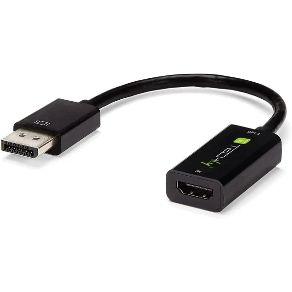 [IADAP_DP-HDMIF8K] Adattatore DisplayPort 1.4 a HDMI 8K Attivo nero