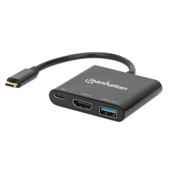 [IADAP_USB31-HDMIP2] Docking Station USB-C™ a HDMI 3-in-1 con Power Delivery
