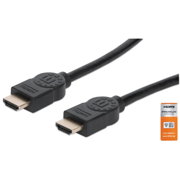 [ICOC_HDMI-4-010M] Cavo HDMI High Speed con Ethernet Premium 1m