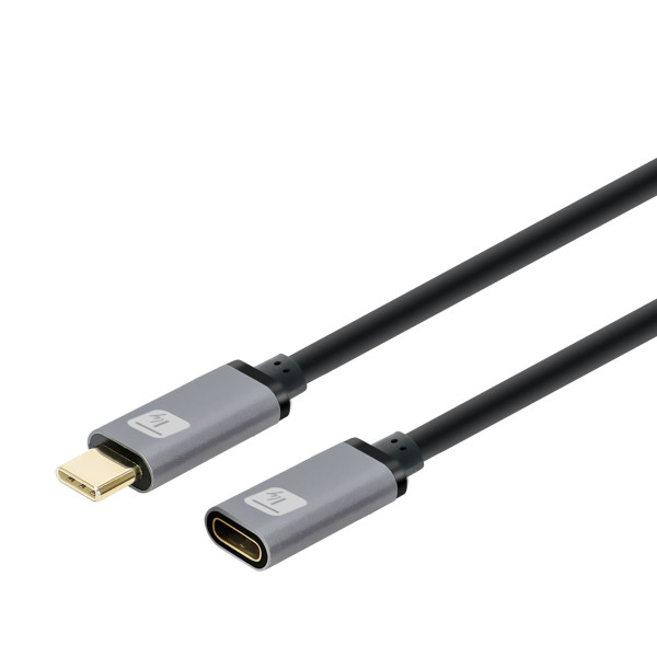 [ICOC_MUSB322-CMF-010] Cavo prolunga USB 3.2 Gen 2 USB-C™ M/F 1m Nero