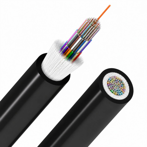 Cavo Loose Antiroditore 48 fibre 9/125 OS2 B2ca LSZH Nero