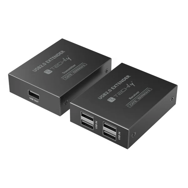 [IUSB-EXTEND1504P] Extender USB 2.0 High-Speed 4 porte su cavo Cat.6 150m