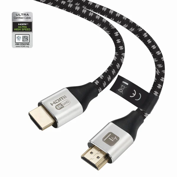[ICOC_HDMI21-8-010T] Cavo HDMI™ Ultra High Speed 48Gbps Maschio / Maschio 8K@60Hz Certificato 1m