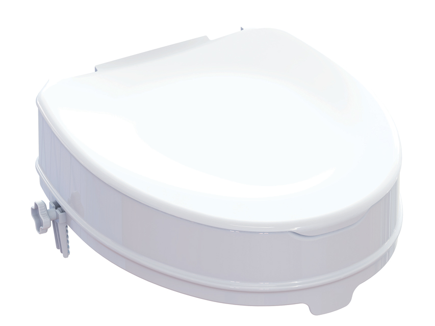 [27735] RIALZO WC con sistema di fissaggio - 10 cm