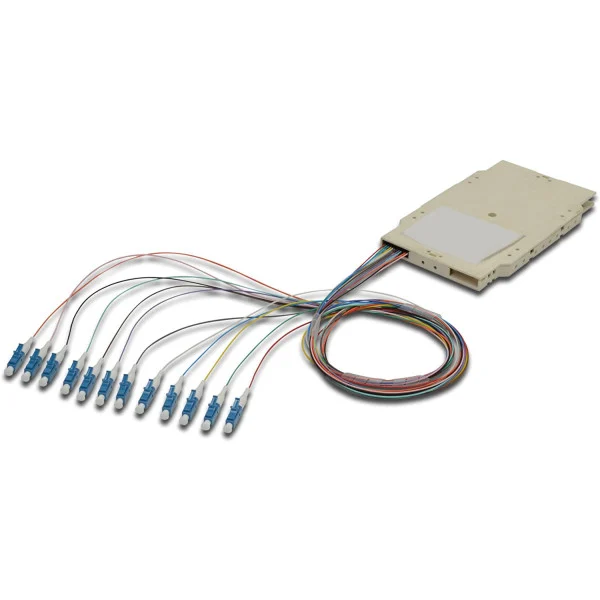 [ILWL_PG-LC-OS2-SPC] Cassetta di Giunzione Attrezzata con 12 Pigtail Fibra Monomodale OS2 LC 9/125 2m