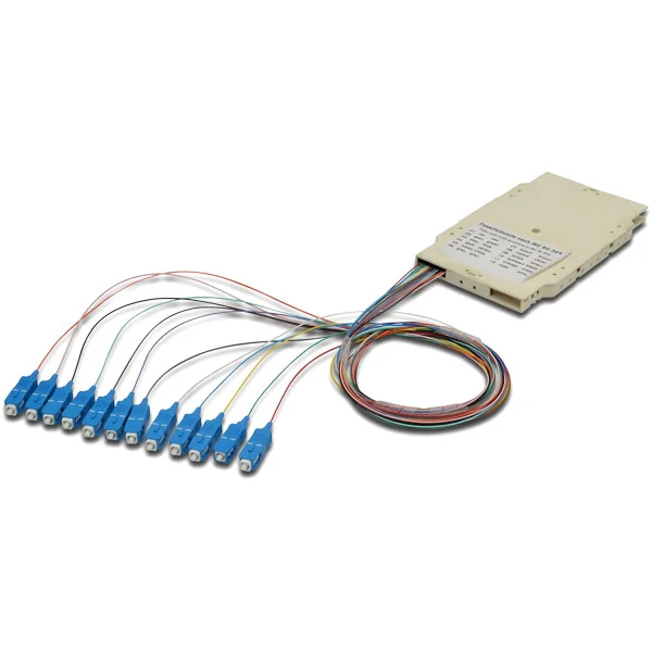 [ILWL_PG-SC-OS2-SPC] Cassetta di Giunzione Attrezzata con 12 Pigtail Fibra Monomodale OS2 SC 9/125 2m