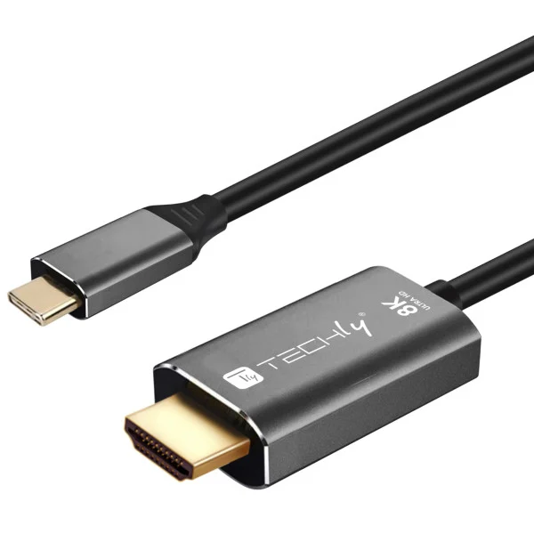 [ICOC_USBC-HDMI8-18] Cavo Adattatore USB-C™ 3.2 a HDMI 2.1 8K@60Hz 1,8 m