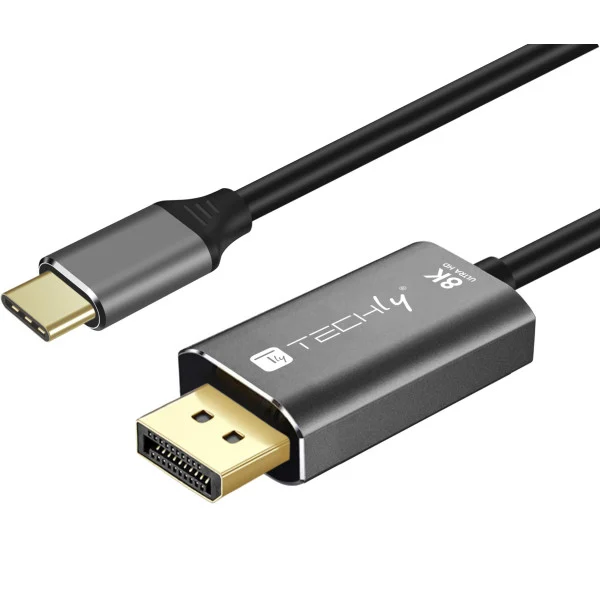 [ICOC_USBC-DP8-18] Cavo Adattatore USB-C™ 3.2 a Displayport 1.4 8K@60Hz 1,8 m