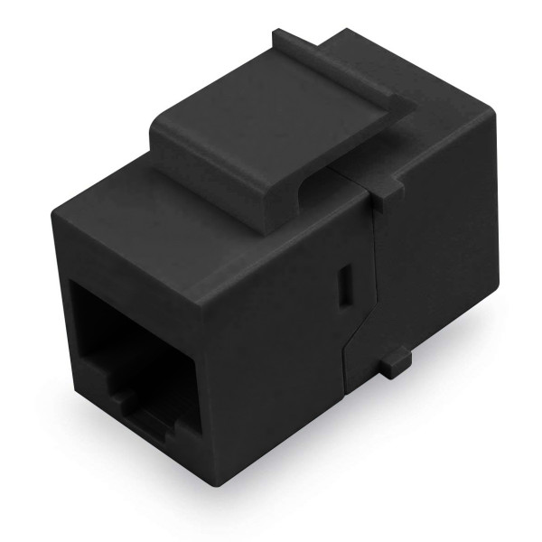 [IWP-MD_C5E_TRUET] Accoppiatore Keystone RJ45 F/F Cat.5E UTP Nero