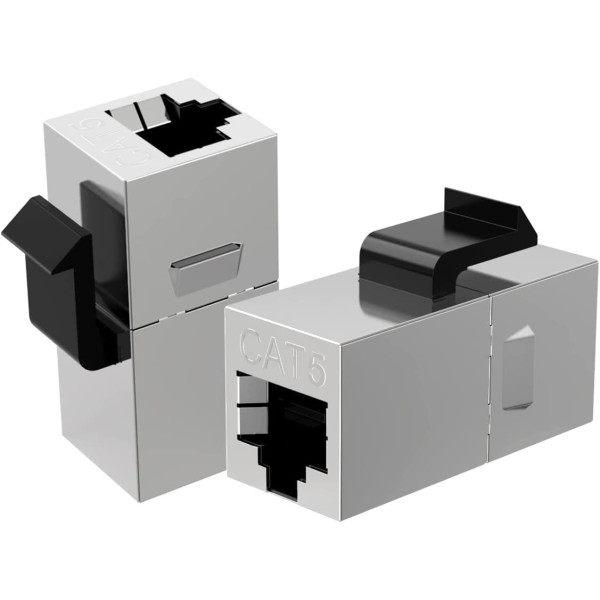 [I-WP_ADAP-8-SFT] Accoppiatore di Rete Cat.5E F/F Schermato FTP