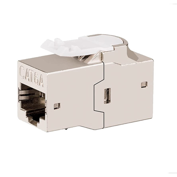 Accoppiatore di Rete RJ45 Cat.6A F/F Schermato FTP da pannello 16.5mm