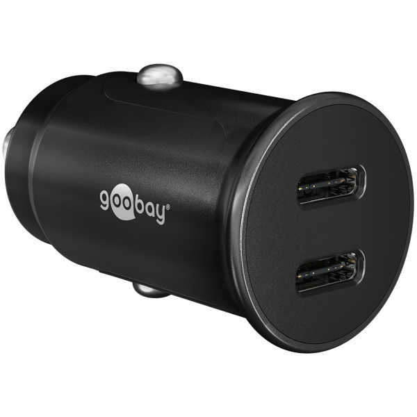 [IUSB2-CAR4-2C30W] Caricatore Compatto da Auto 2 porte USB-C™ PD Power Delivery 30W