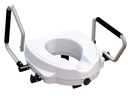 RIALZO WC con braccioli reclinabili - 12,5 cm