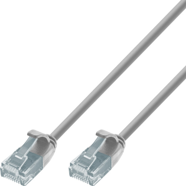 Cavo Patch di Rete Cat.6 UTP Slim 1,5m Grigio