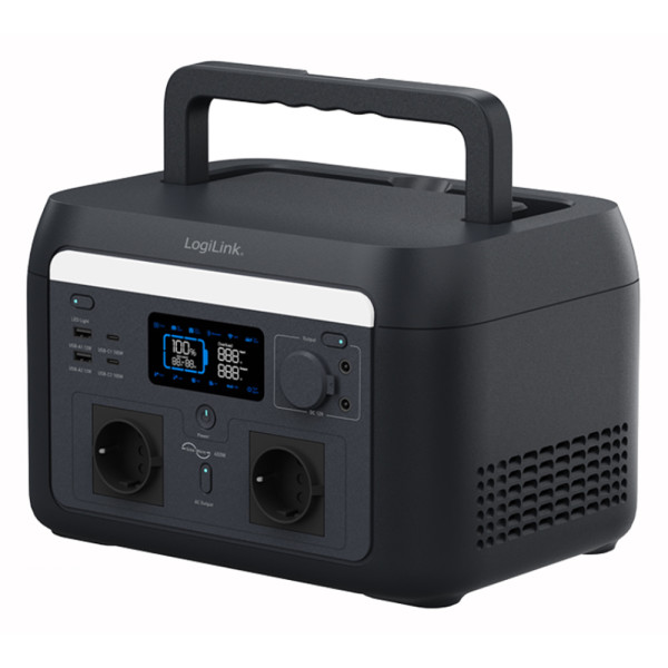 [IUPS-PPS600] Power Station Portatile 600 W con Batteria LiFePO4, Ricarica Rapida USB-C™ e Controllo Tuya