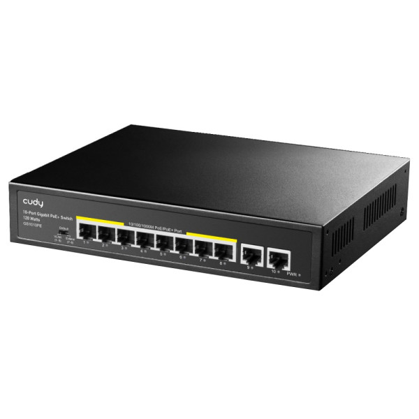 [ICU-GS1010PE] Switch Gigabit PoE+ 10 Porte, GS1010PE