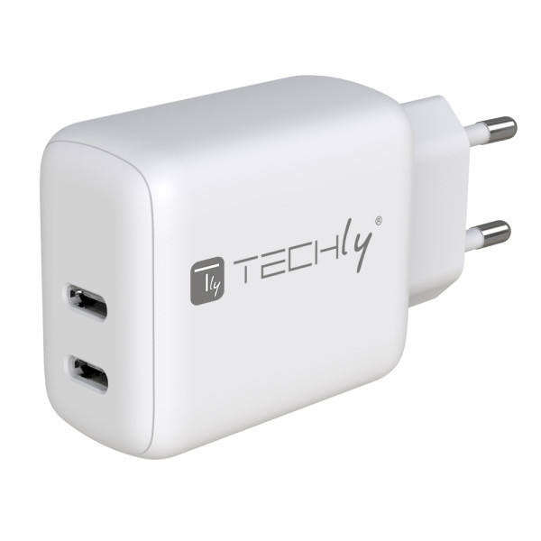 [IPW-USB-2C35W] Caricatore Alimentatore 2 porte USB-C™ da Muro 35W