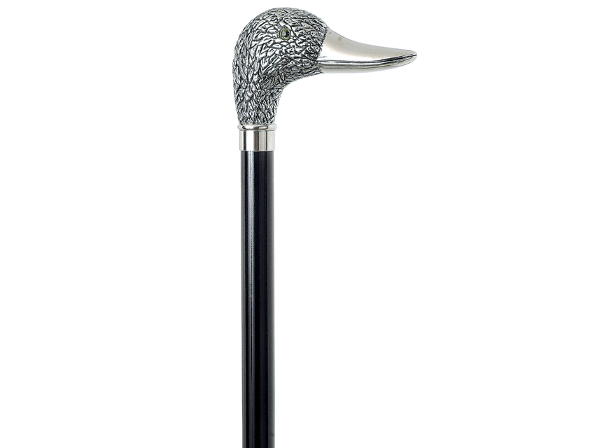 [27772] BASTONE con testa a OCA - cromato