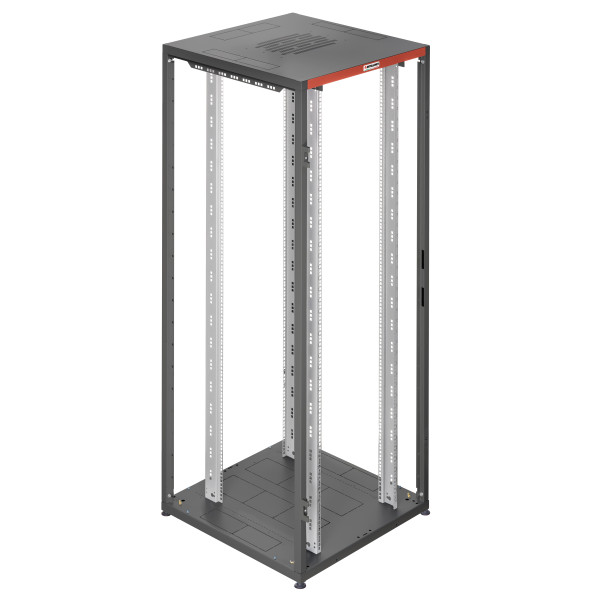 [I-CASE_EPPX-428BK1] Armadio Server Rack NextGen 19'' 800x800 42U Nero Open Frame