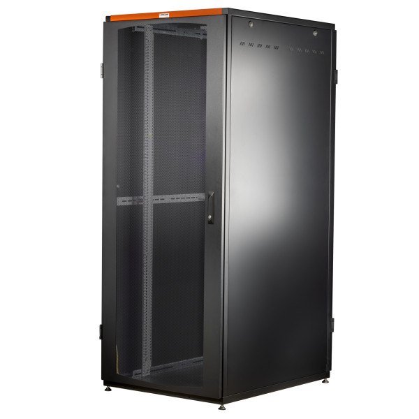 [I-CASE_EPPX-428BKV] Armadio Rack NextGen 19'' 800x800 42U Porta Pan.Posteriore Grigliati Nero