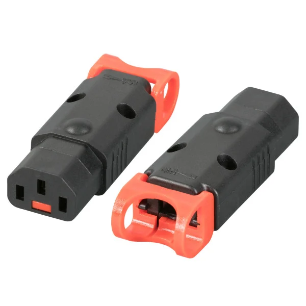 Connettore VDE F per Assemblaggio Cavi Dispositivi a Freddo con Blocco IEC-Lock+
