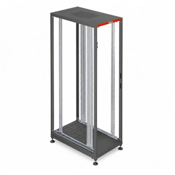 [I-CASE_SVRP-42LTBL1] Armadio Server Rack NextGen 1000 19'' 600x1000 42U Nero Open Frame