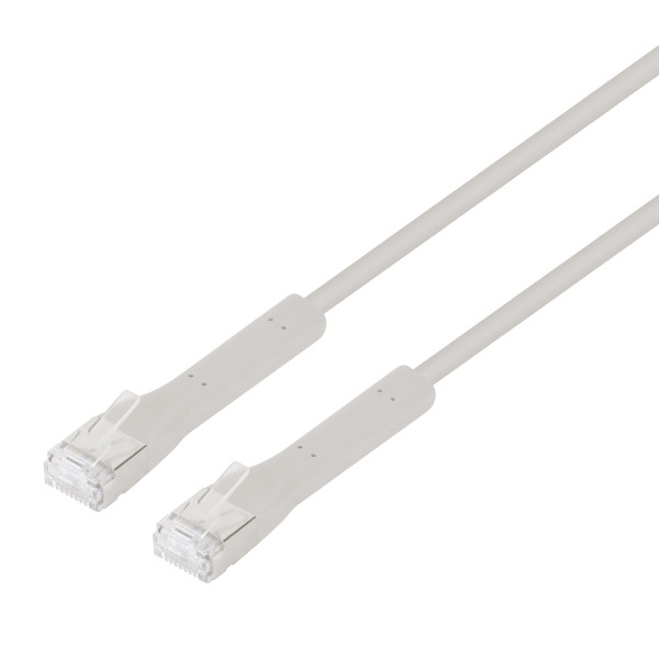 Cavo di rete Patch in Rame Cat. 6A F/FTP Pieghevole FlexiBoot Slim Grigio 1,5 m